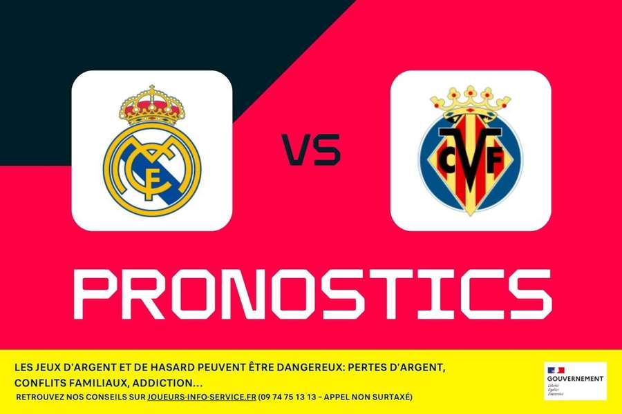 Real Madrid - Villarreal : pronostics, meilleurs paris et cotes (Liga)