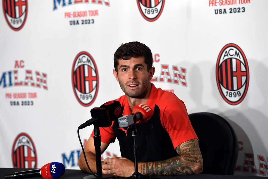 Christian Pulisic é uma das caras novas do AC Milan