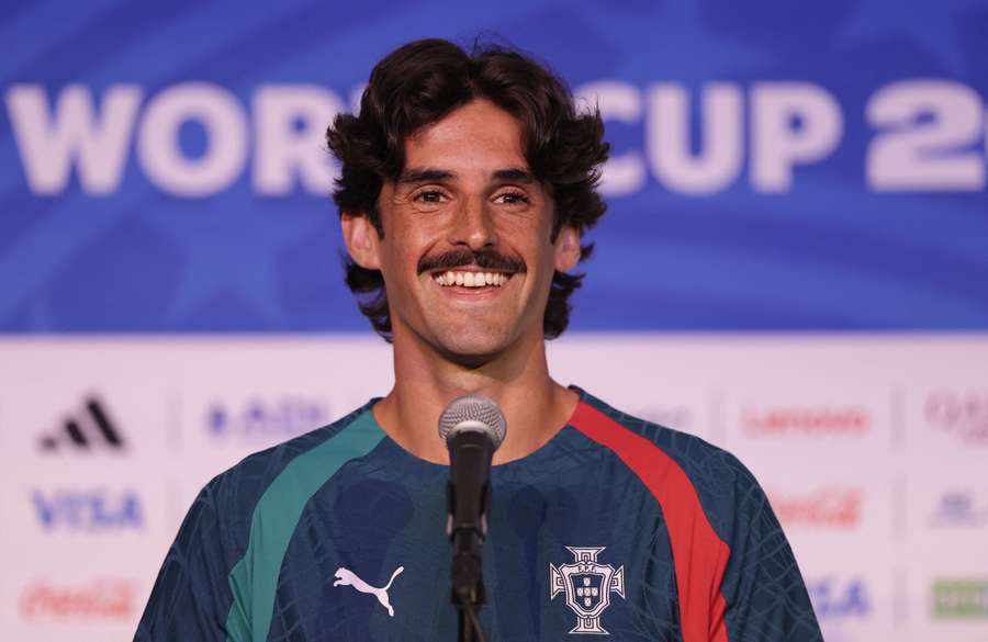 Francisco Trincão em momento bem disposto