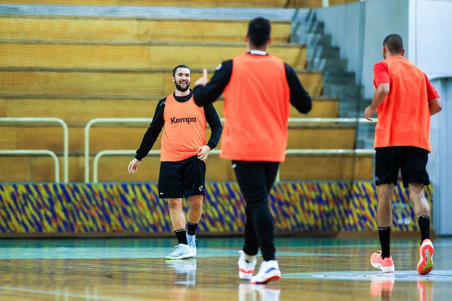 Luís Frade num dos treinos da seleção Luís Frade num dos treinos da seleção