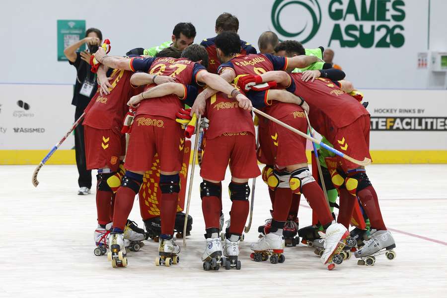 A seleção espanhola, sem a final do Mundial de hóquei em patins