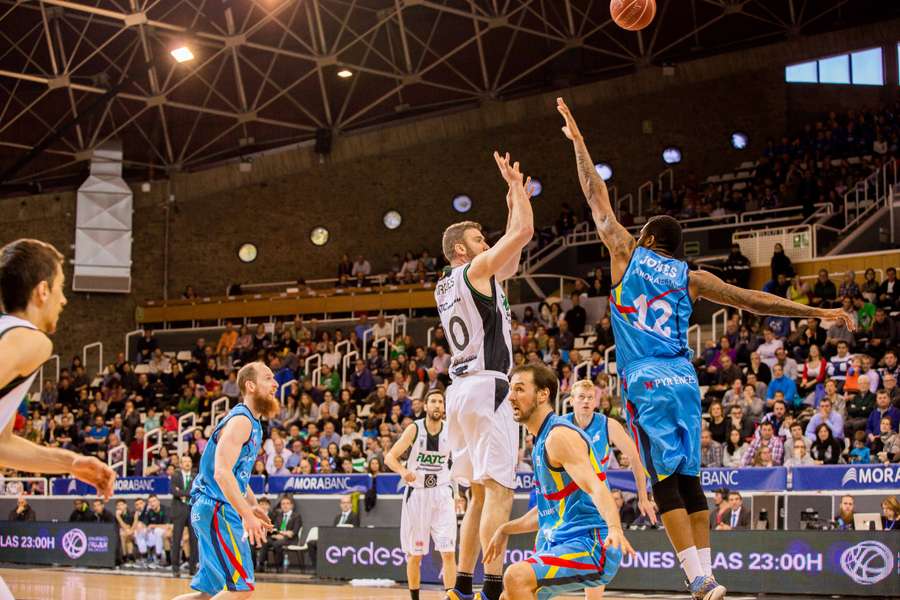 Albert Miralles, en un Andorra-Joventut Albert Miralles, en un Andorra-Joventut
