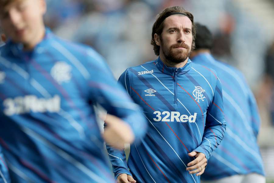 Rangers midfielder Joe Rothwell before a match