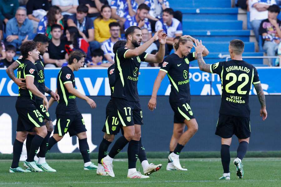 Atletico Madrid beat Alaves 2-1 on Saturday Atletico Madrid beat Alaves 2-1 on Saturday