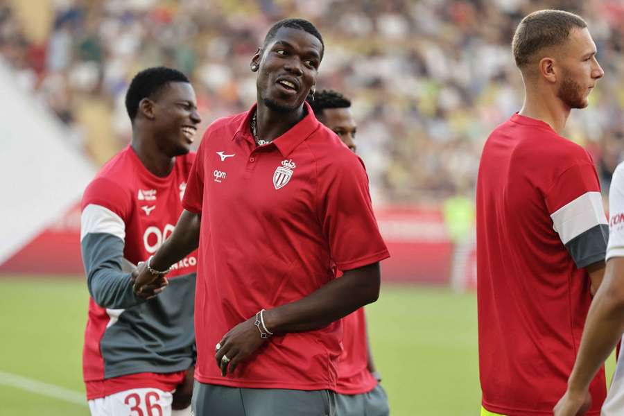 Paul Pogba during pre-season