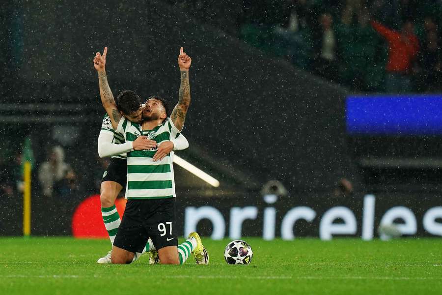 Luis Suárez slaví gól proti Bodö/Glimt.