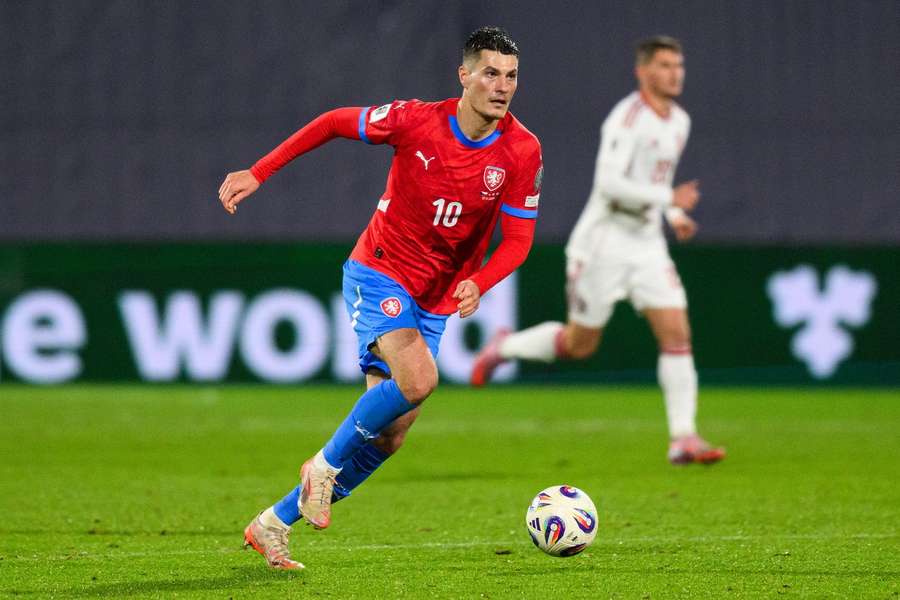 Patrik Schick v utkání proti Gibraltaru.