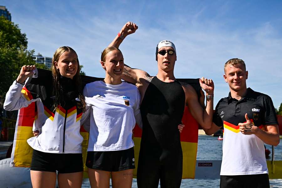 Deutscher Jubel bei der Schwimm-EM Deutscher Jubel bei der Schwimm-EM