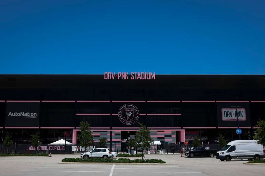 Fachada do estádio do time de Miami