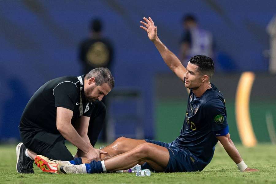 Cristiano Ronaldo n'a pas eu le temps de se remettre de sa blessure au mollet.