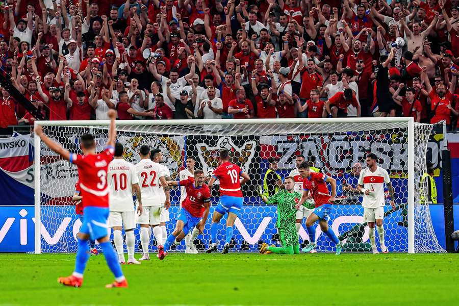 Los goles, un elemento casi obligatorio en los partidos de fútbol checos en la Eurocopa.