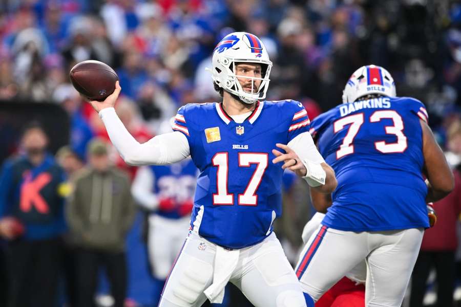 Josh Allen glänzte mit 23 von 26 angekommenen Pässen Josh Allen glänzte mit 23 von 26 angekommenen Pässen