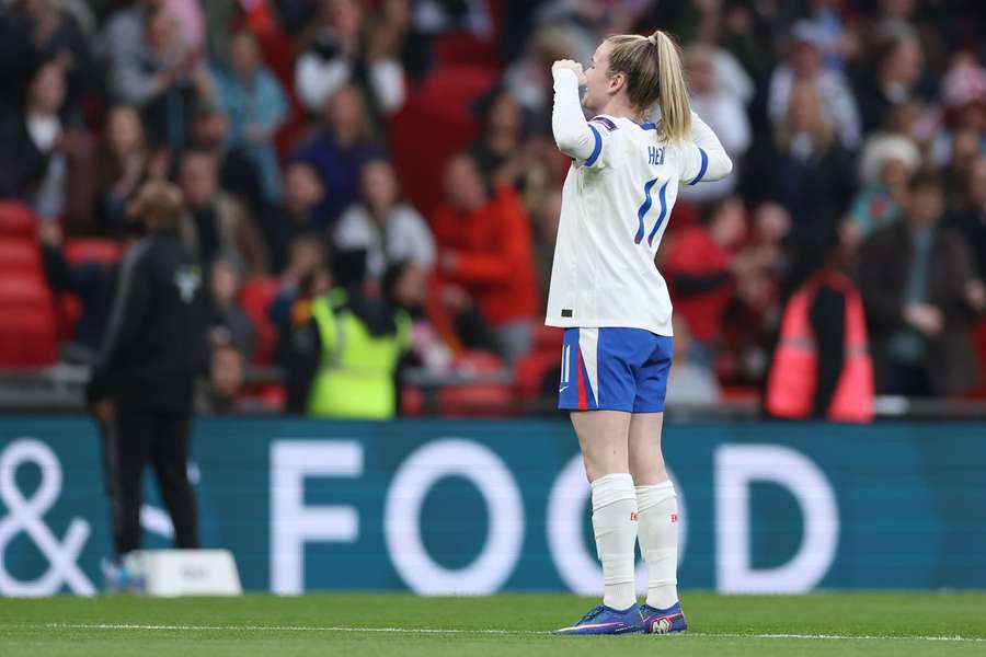 Hemp celebrates after scoring the winning goal