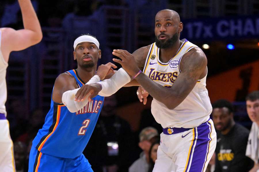 Shai Gilgeous-Alexander defende LeBron James