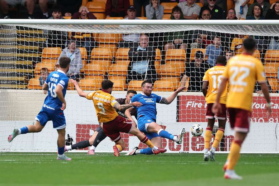 Rangers were held by Motherwell