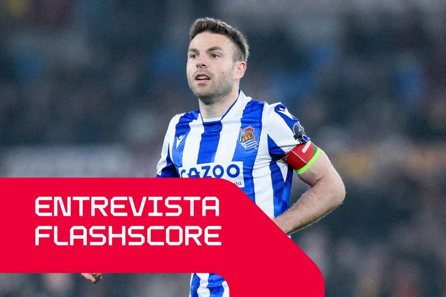 Illarramendi durante um jogo com a Real Sociedad.