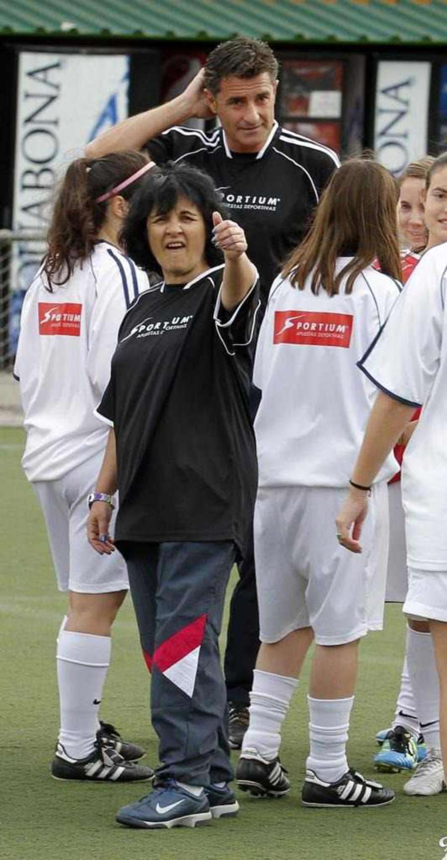 Julia del Mar, con Míchel Julia del Mar, con Míchel