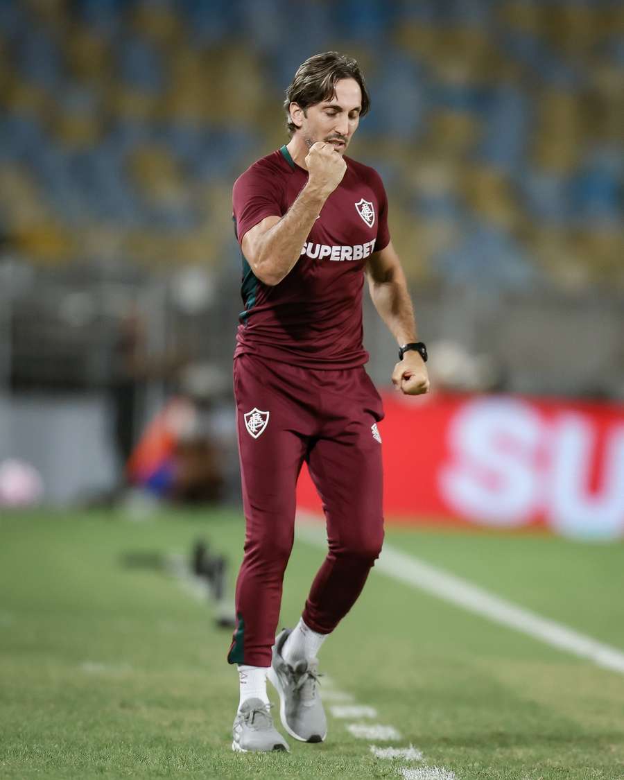 Luis Zubeldía em Fluminense x Internacional, no Maracanã Luis Zubeldía em Fluminense x Internacional, no Maracanã