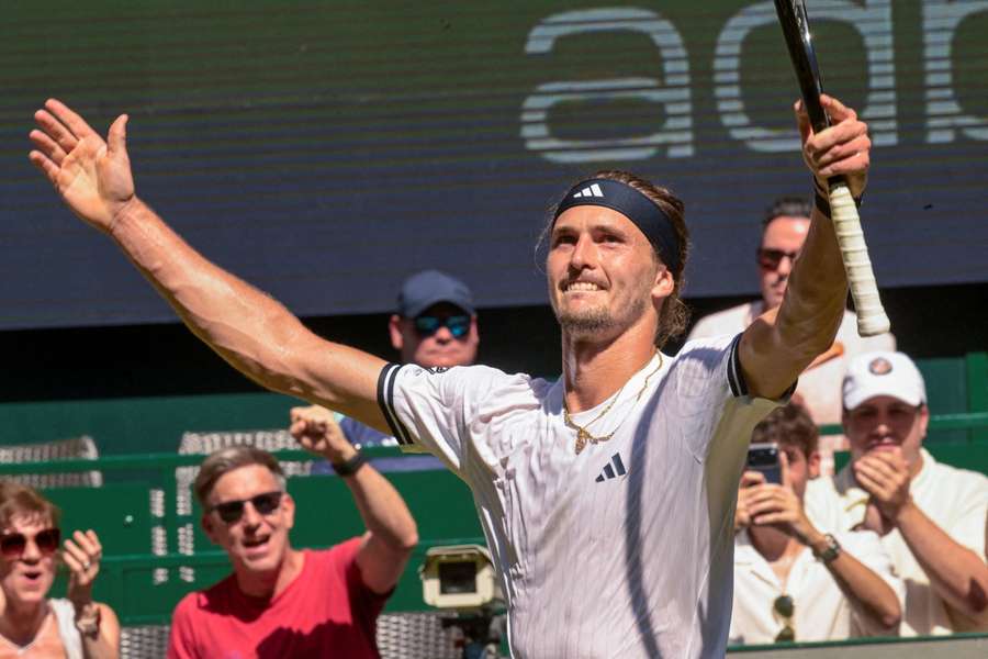 In Halle schaffte es Zverev bis ins Halbfinale
