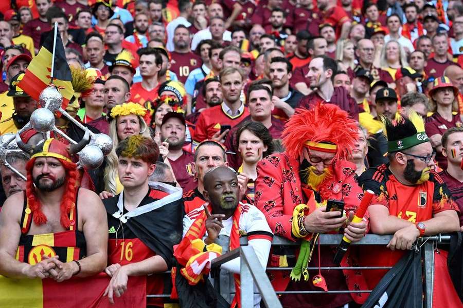 Des supporters belges à l'Euro.