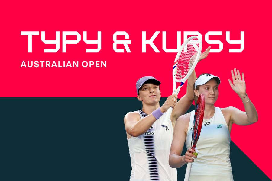 Jelena Rybakina - Iga Świątek: Typy bukmacherskie, najlepsze kursy i zakłady (Australian Open)