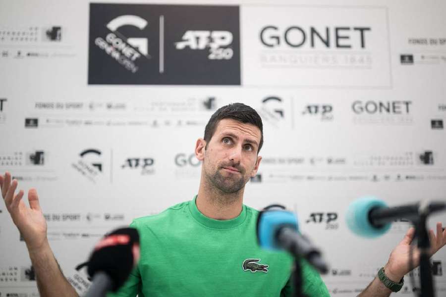 Novak Djokovic à Genève