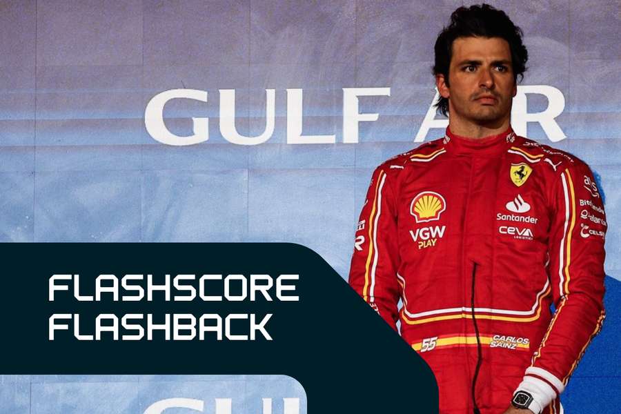 Sainz werd derde tijdens de grand prix van Bahrein