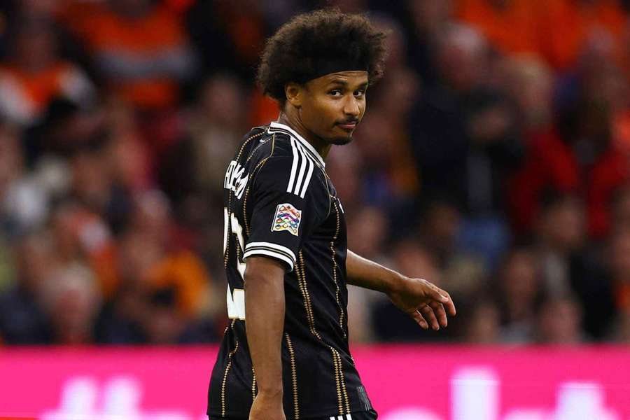 Adeyemi im Spiel gegen die Niederlande Adeyemi im Spiel gegen die Niederlande