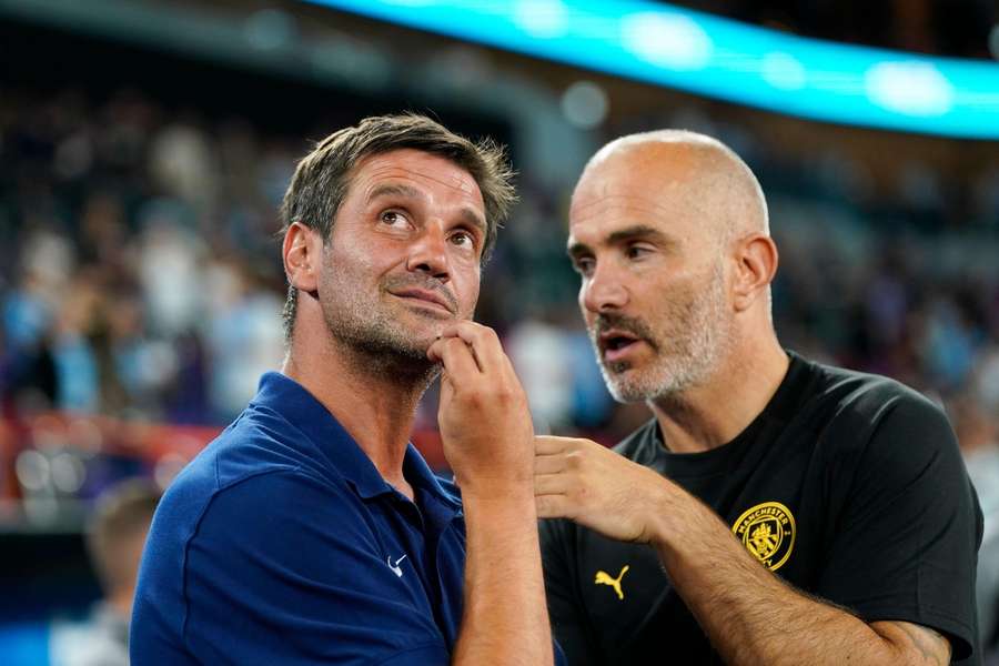 Cristi Chivu și Enzo Maresca Cristi Chivu și Enzo Maresca