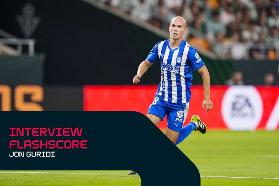 Jon Guridi avec Alavés le week-end dernier.
