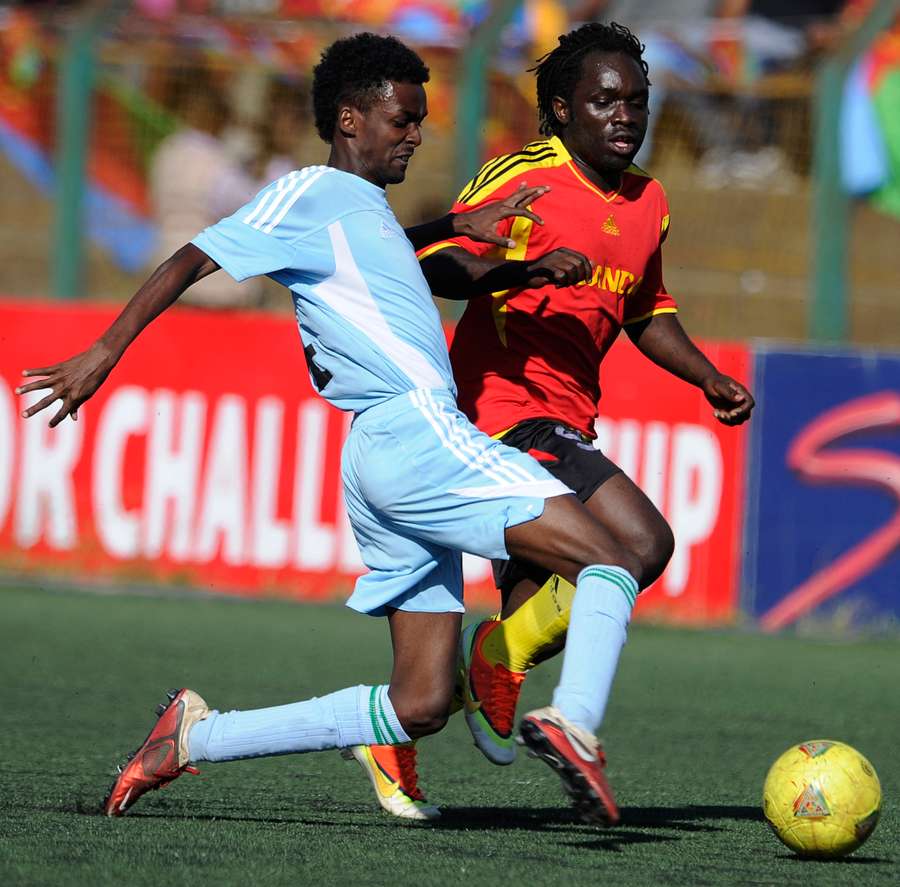 Eritrea in action in the 2013 CECAFA Cup