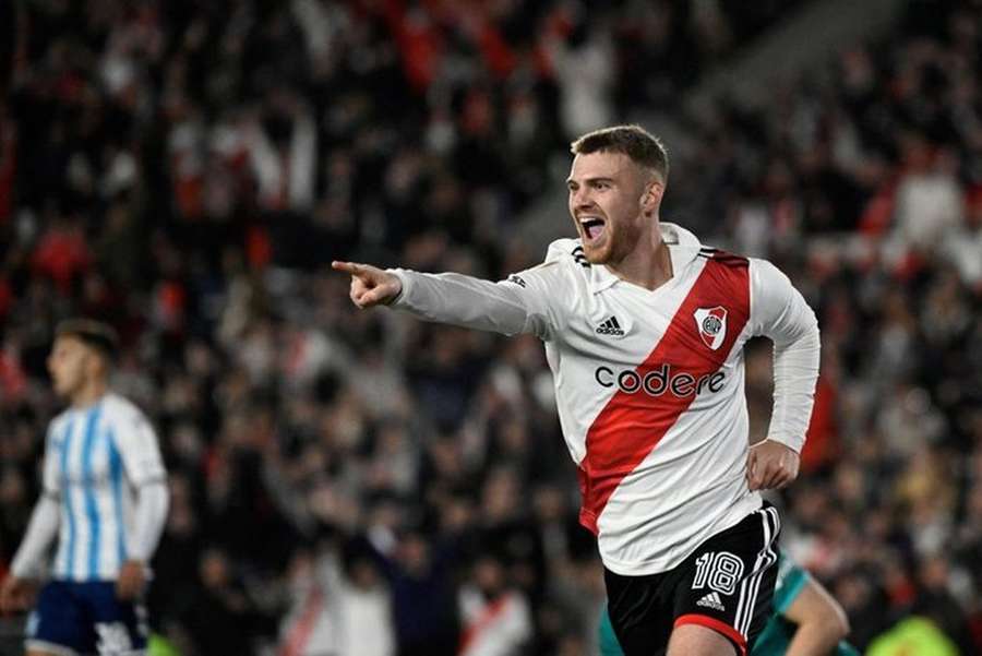 Lucas Beltrán tem 17 golos marcados em 34 jogos pelo River Plate