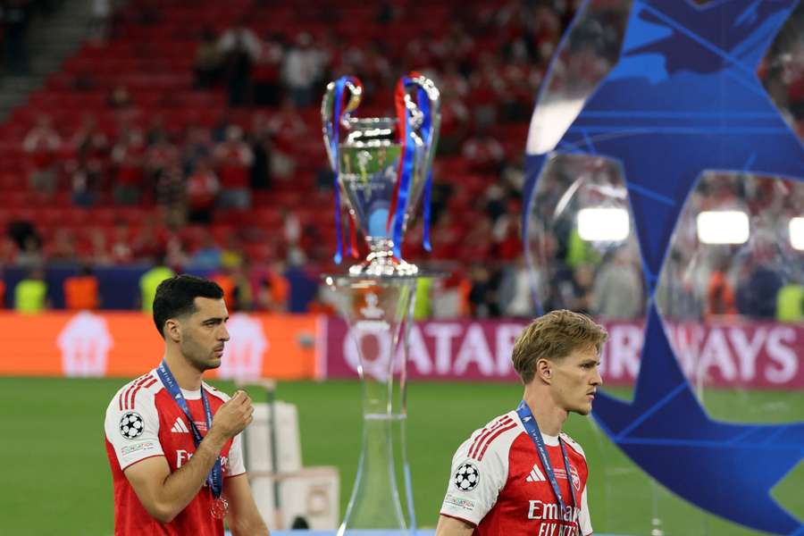 Odegaard après la défaite ce samedi. Odegaard après la défaite ce samedi.