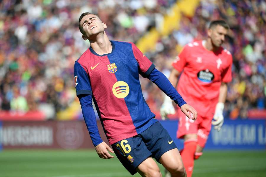 O Barcelona atuou mal em boa parte do tempo contra o Celta