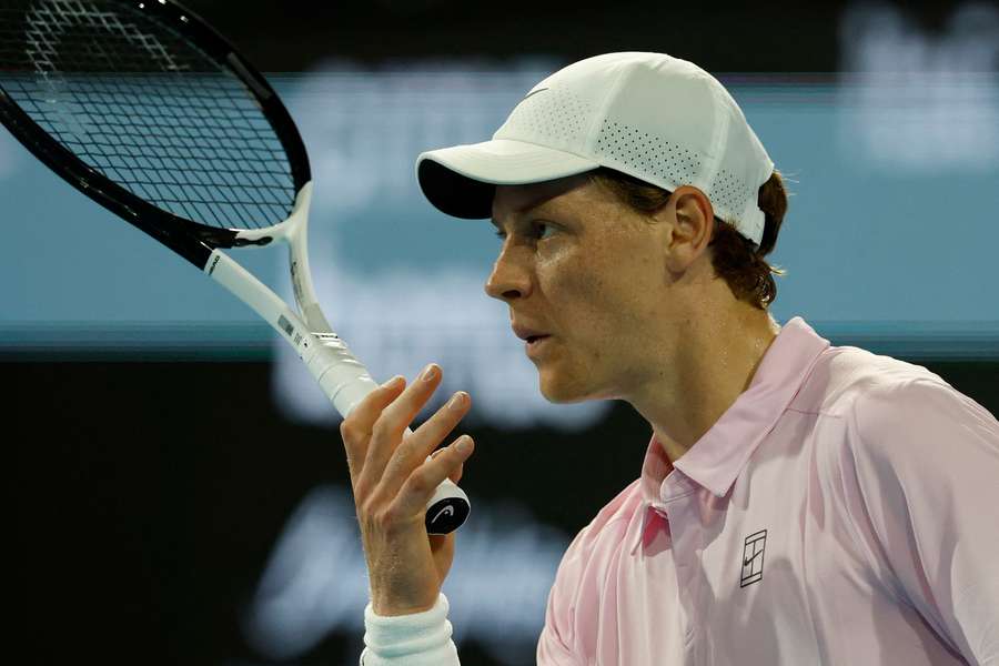 Jannik Sinner beim Miami Masters