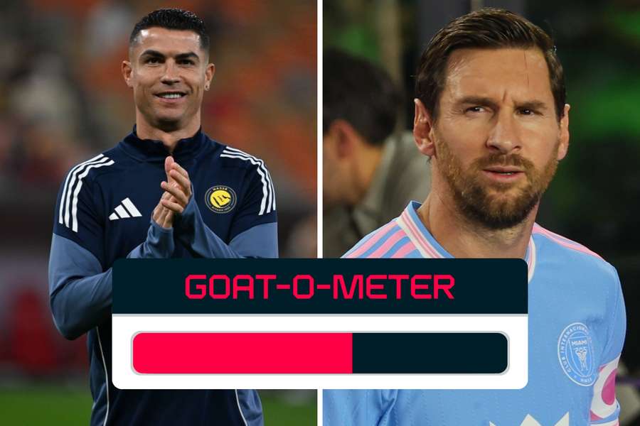 Das dieswöchige GOAT-o-Meter zwischen Cristiano Ronaldo und Lionel Messi