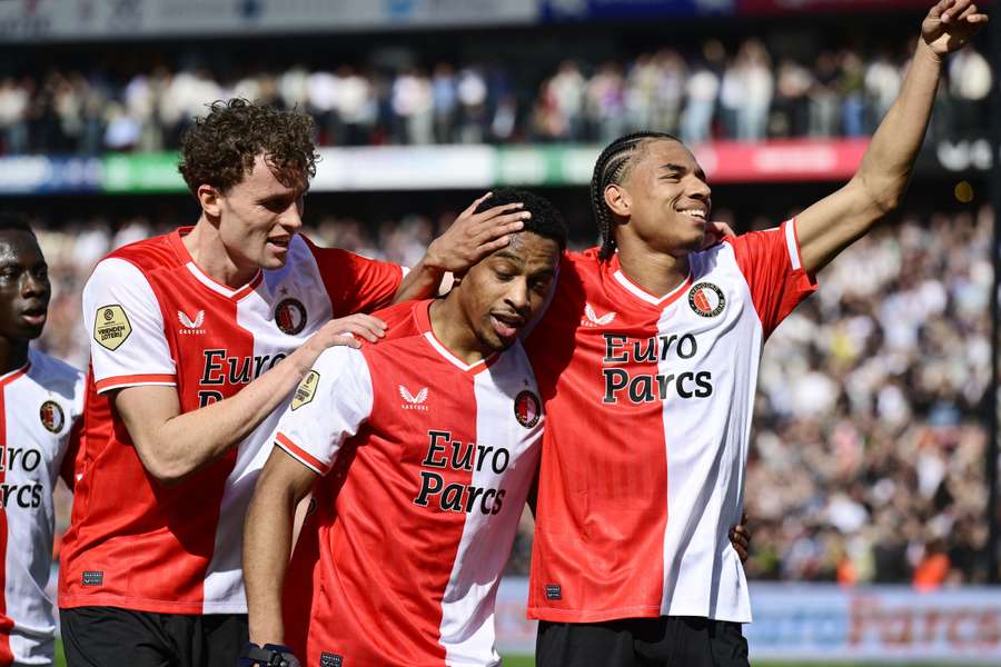 Feyenoord dominated the game against their rivals from the outset
