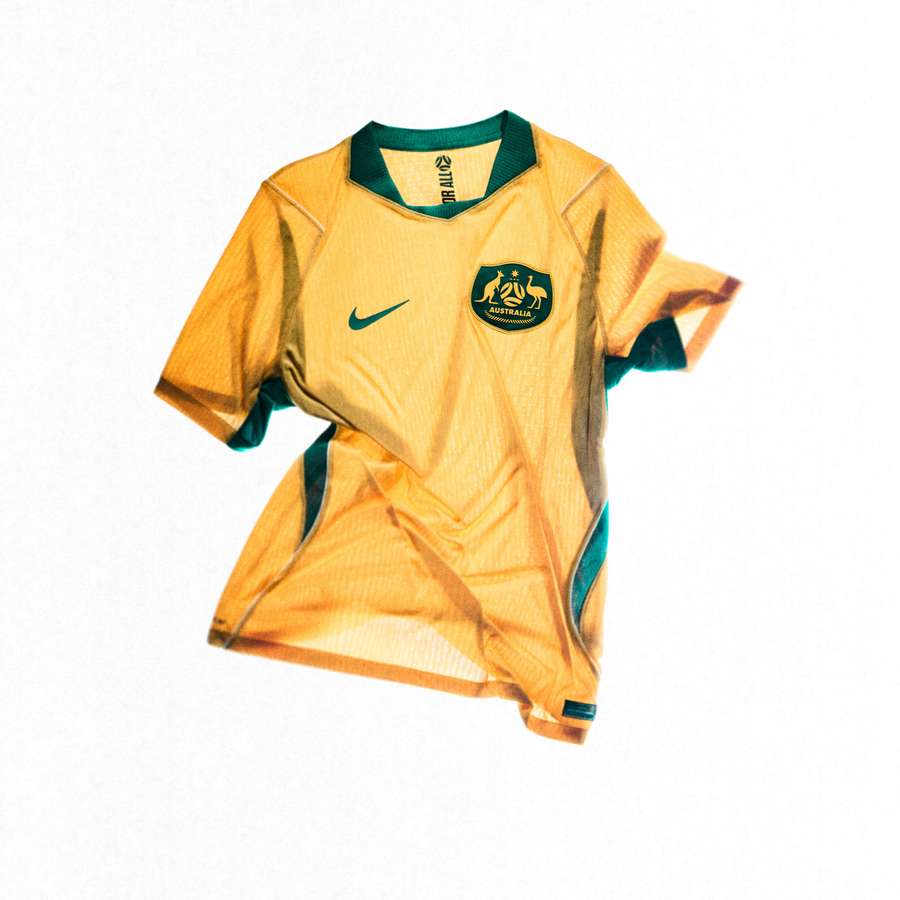 Das Heimtrikot der Australier im klassischen Goldgelb