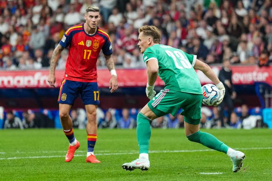 Kinský v zápase proti Španělsku. Kinský v zápase proti Španělsku.
