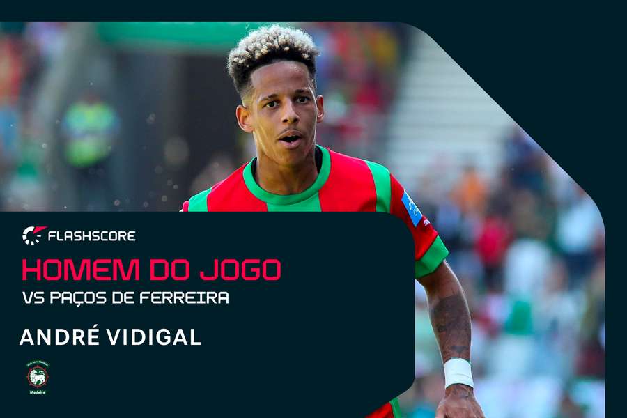 André Vidigal marcou um dos golos do Marítimo