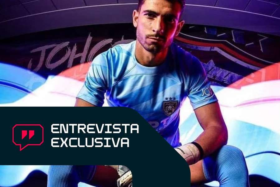 Zubiaurre, con la equipación del Johor