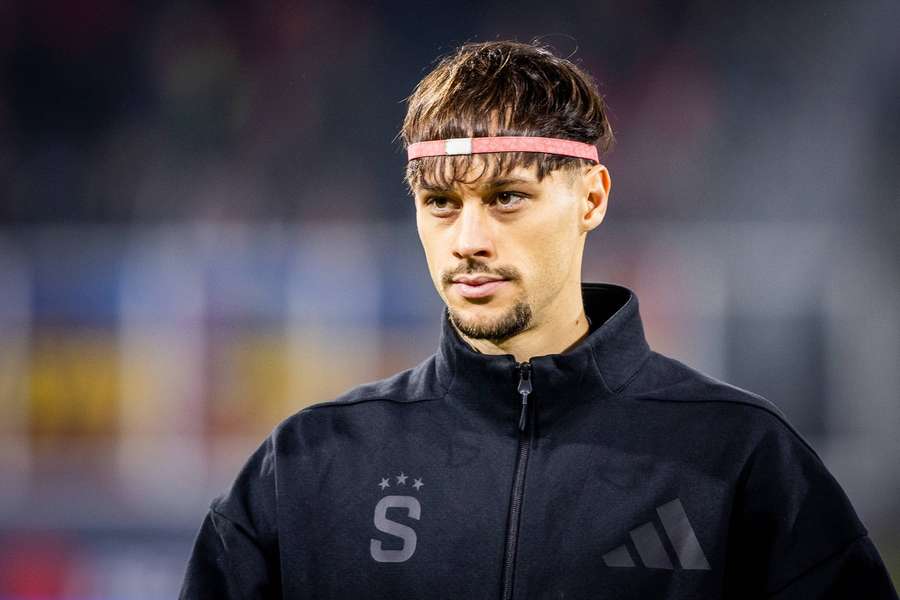 Křídelník pražské Sparty Veljko Birmančevič