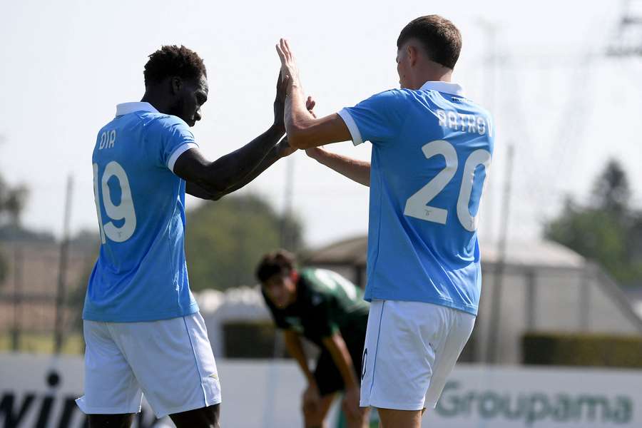 Ratkov celebra il gol Ratkov celebra il gol