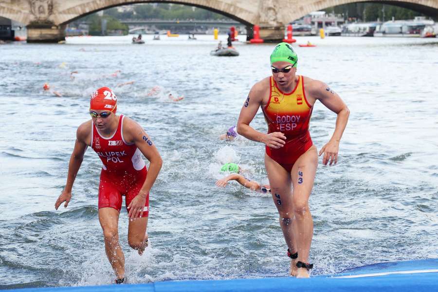 Anna Godoy se quejó por los problemas en la salida del triatlón