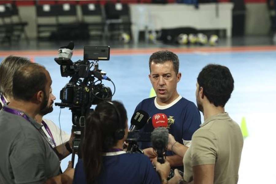 Luís Conceição, selecionador da seleção feminina de futsal Luís Conceição, selecionador da seleção feminina de futsal