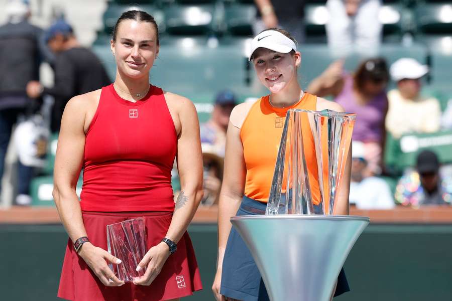 Sabalenka i Andreiejewa po turnieju w Indian Wells