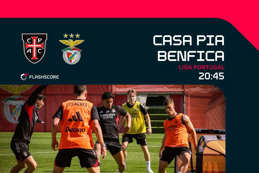 Benfica prepara visita ao Casa Pia