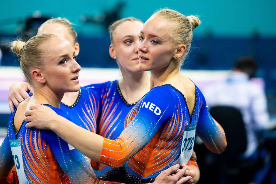 Teleurstelling bij de turnsters