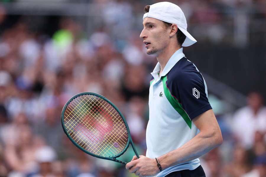 Ugo Humbert à l'Open d'Australie.