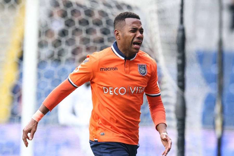 Robinho avec Basaksehir en février 2019.
